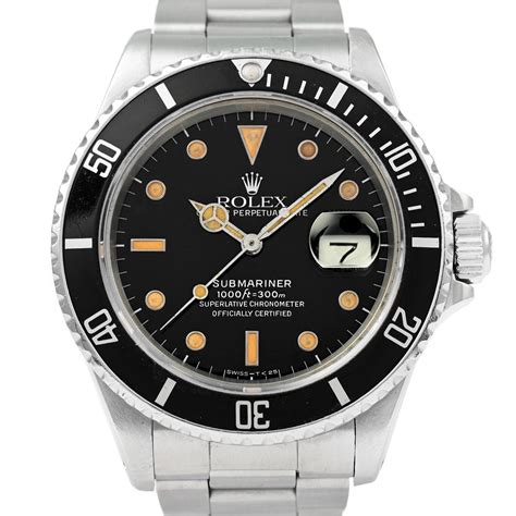 rolex submariner r-serie stahl automatik herrenuhr ref.168000|Rolex 1680 red dial.